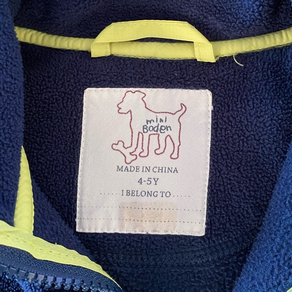 Mini Boden Fleece Jacket - Picture 2 of 5